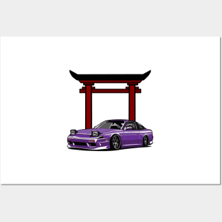 Nissan 240SX Posters and Art